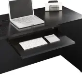 Sauder® Via Keyboard Shelf, Soft Black