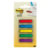 Post-it® Notes Arrow Flags, 1-3/4"" x 1/2"", Assorted Primary Colors, Pack Of 100 Flags