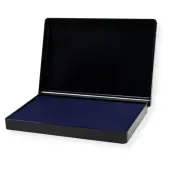 Traditional Rubber Stamp Ink Pad, 3-1/4"" x 6 1/4"", Blue