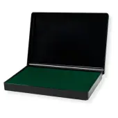Traditional Rubber Stamp Ink Pad, 3-1/4"" x 6-1/4"", Green