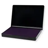 Traditional Rubber Stamp Ink Pad, 3-1/4"" x 6 1/4"", Violet