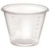 Medline Non-Sterile Graduated Plastic Medicine Cups, mL, 1 Oz, Clear, Pack Of 5,000