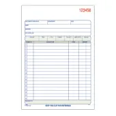 Adams® Carbonless 3-Part Sales Book, 5 9/16"" x 8 7/16"", Pack Of 50 Sets