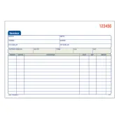 Adams® Carbonless Invoice Books, 2-Part, 8 7/16"" x 5 9/16"", Pack Of 50