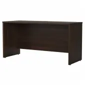 Bush Business Furniture Studio C 60""W Credenza Computer Desk, Black Walnut, Standard Delivery