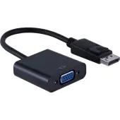 Ativa® DisplayPort to VGA Pigtail Adapter, 6"", Black, 36543
