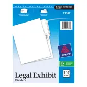 Avery® Premium Collated Legal Dividers Avery® Style, Side-Tab, 1-10 & Table Of Contents, 8 1/2"" x 11""