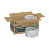 Dixie® 6 7/8"" Medium-Weight Paper Plates, Pathways®, 500 Count (125 Plates Per Pack, 4 Packs Per Case)