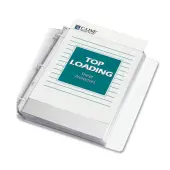 C-Line® Polypropylene Top-Loading Sheet Protectors, 8 1/2"" x 11"", Super Heavyweight, Nonglare, Box Of 50