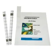 C-Line Self-Adhesive Reinforcing Strips, CLI64112, 10 3/4"" x 1"", Clear, Box Of 200