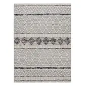 Linon Aria Area Rug, 5' x 7', Finch Cream/Gray