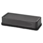 Lorell® Whiteboard Eraser, 2 3/16""W x 5 3/16""L, Black