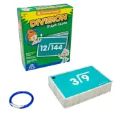 Continuum Games Flash Cards, 3"" x 4-1/2"", Division, Grade 2 - 12