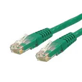 StarTech.com 1ft CAT6 Ethernet Cable - Green Molded Gigabit - 100W PoE UTP 650MHz - Category 6 Patch Cord UL Certified Wiring/TIA - C6PATCH1GN