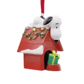 Hallmark Snoopy On Doghouse Ornament, 2-1/4""H x 2-1/4""W x 2""D, Multicolor
