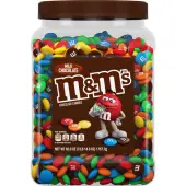 M&M's® Milk Chocolate Candies Jar, 62 Oz