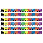 Hygloss® Borders, Die-Cut, Train, 36’ Per Pack, Set Of 6 Packs