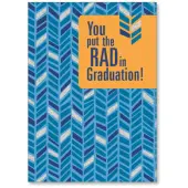 Viabella Graduation Greeting Card, Rad, 5"" x 7"", Multicolor