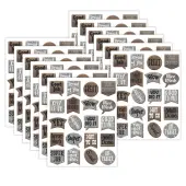 Teacher Created Resources Stickers, 1"", Home Sweet Classroom, 120 Stickers Per Pack, Bundle Of 12 Packs