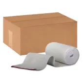 Medline Non-Sterile Swift-Wrap Elastic Bandages, 4"" x 5 Yd., White, Case Of 20