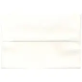 JAM Paper® Booklet Invitation Envelopes, A8, Gummed Seal, Strathmore White, Pack Of 25, 33028