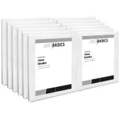Just Basics® View 3-Ring Binder, 1/2"" Round Rings, White, Pack Of 12