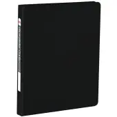 Office Depot® Brand Nonstick 3-Ring Binder, 1/2"" Round Rings, Black