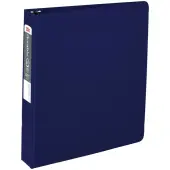 Office Depot® Brand Nonstick 3-Ring Binder, 1 1/2"" Round Rings, Blue