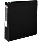 Office Depot® Brand Nonstick 3-Ring Binder, 2"" Round Rings, Black