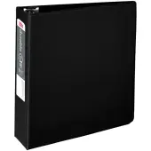Office Depot® Brand Nonstick 3-Ring Binder, 3"" Round Rings, Black