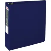 Office Depot® Brand Nonstick 3-Ring Binder, 3"" Round Rings, Blue