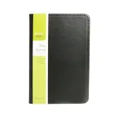 Eccolo Flexi Journal, 4"" x 6"", 256 Pages (128 Sheets), Black