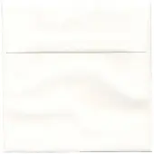 JAM Paper® Strathmore Invitation Envelopes, 6"" x 6"", Gummed Seal, Bright White, Pack Of 25