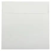 JAM Paper® Strathmore Invitation Envelopes, 8 1/2"" x 8 1/2"", Gummed Seal, Bright White, Pack Of 25