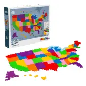 Plus-Plus Puzzle By Number 1400-Piece Map Of the United States