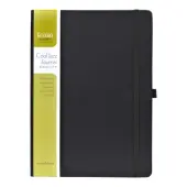 Eccolo™ Cool Jazz Journal, 7"" x 9.5"", Lined, 192 Pages, Black
