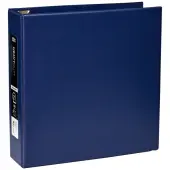 Office Depot® Brand Heavy-Duty 3-Ring Binder, 2"" D-Rings, 49% Recycled, Navy