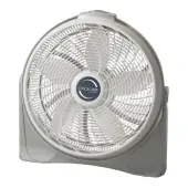 Lasko® Cyclone® 20"" 3-Speed Air Circulator Fan, 23.19""H x 6.75""W x 23.5""D, White