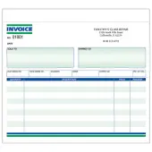 Custom Carbonless Business Forms, Pre-Formatted, Invoice Forms, Ruled, 8 1/2"" x 7"", 3-Part, Box Of 250