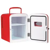 Frigidaire 0.5 Cu Ft Retro Portable Mini Refrigerator, Red