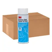3M™ 14002 Stainless Steel Cleaner And Polish, 21 Oz Bottle, Case Of 12