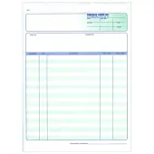 Custom Carbonless Business Forms, Pre-Formatted, Purchase Order Forms, Ruled, 8 1/2"" x 11"", 3-Part, Box Of 250