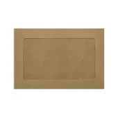 LUX #6 1/2 Full-Face Window Envelopes, Middle Window, Gummed Seal, Grocery Bag, Pack Of 50
