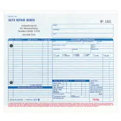 Custom Carbon Pre-Formatted, Auto Repair Order Forms, 8-1/2"" x 7"", 3-Part, Box of 250