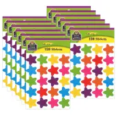 Teacher Created Resources® Stickers, Bright Stars, 120 Stickers Per Pack, Set Of 12 Packs