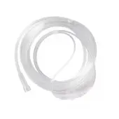 Medline Adult Cannulas With Crush-Resistant Tubing, Standard Connector, 7', Clear, Pack Of 50