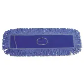 Boardwalk® Dust Mop Head, 24"" x 5"", Blue