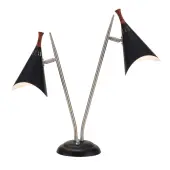 Adesso® Draper Desk Lamp, 22""H, Black