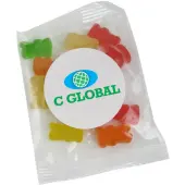 Custom Personalized Gummy Bears 1 oz Goodie Bag