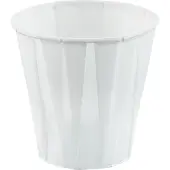 Solo Cup Portion Paper Cups, 3.5 Oz, White, 100 Cups Per Pack, Carton Of 50 Packs
